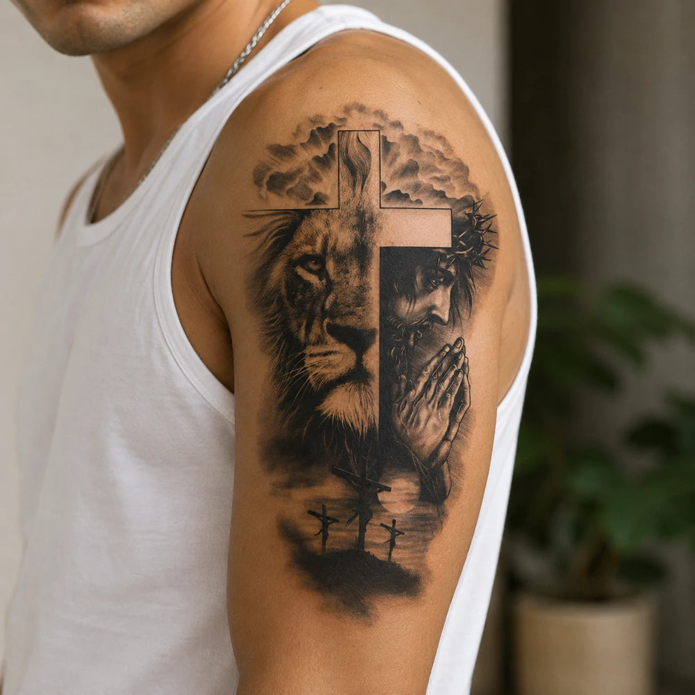 The Prayer Tattoo on Arm