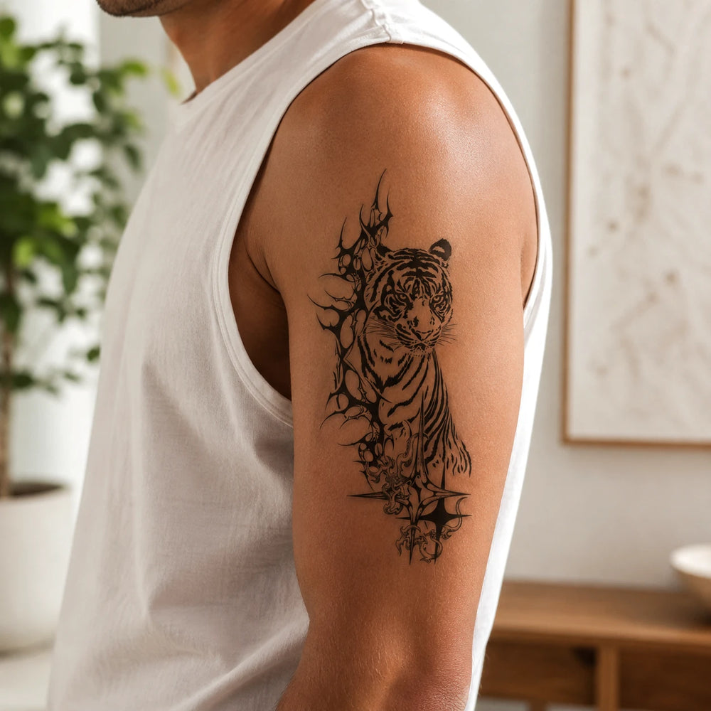 Tiger Sigil Tattoo on Arm