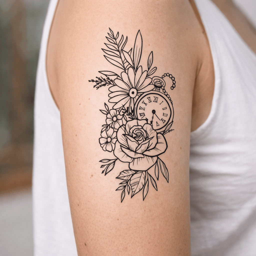 Timeless Bloom on arm