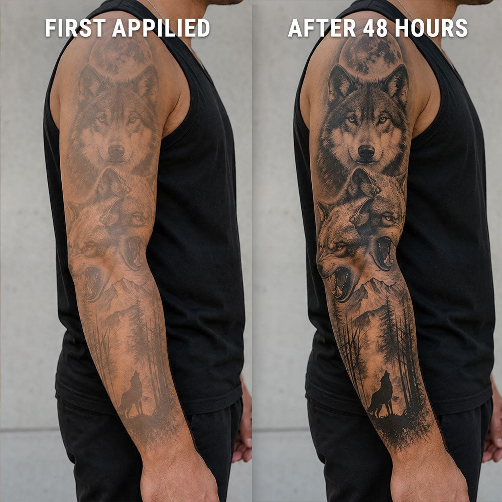 Twin-Wolves-Sleeve-after-before
