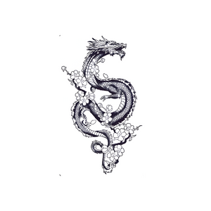 Dragon with Cherry Blossoms