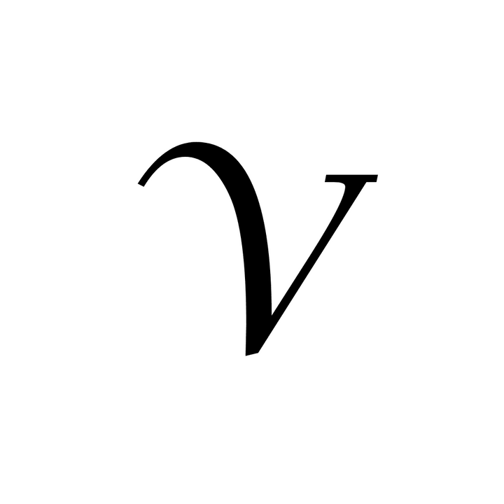 V Letter Tattoo - inkbolt