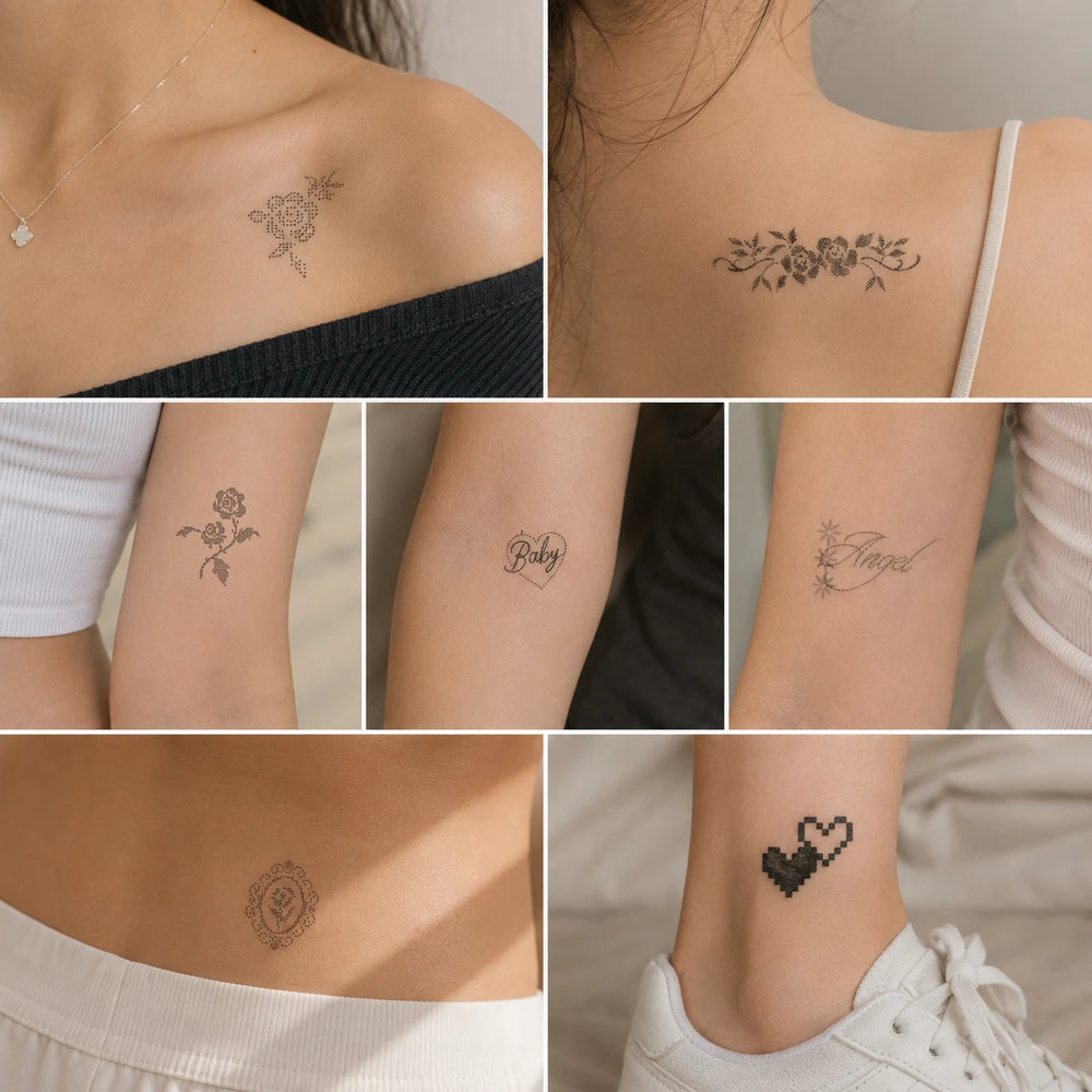Y2K Rose Tattoo Pack