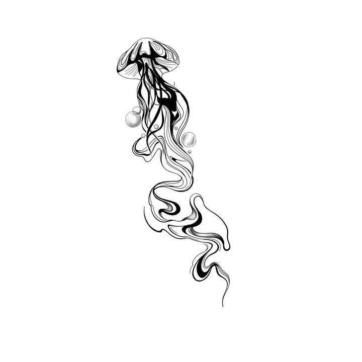 Abstract Jellyfish - inkbolt
