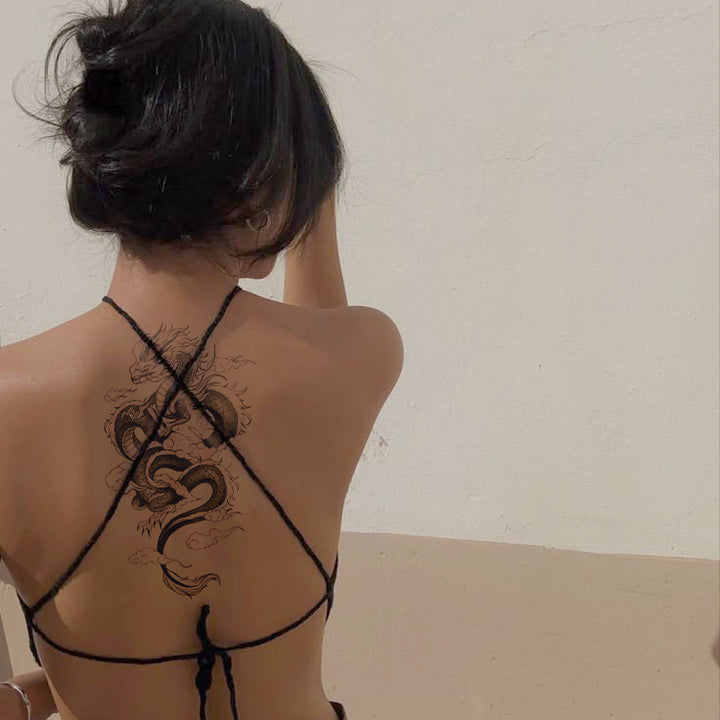 Asian Dragon with Clouds