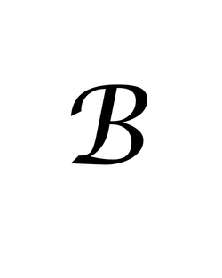 B Letter Tattoo