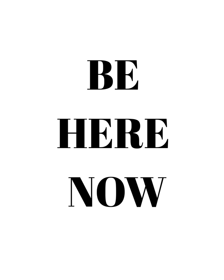 Be Here Now - inkbolt