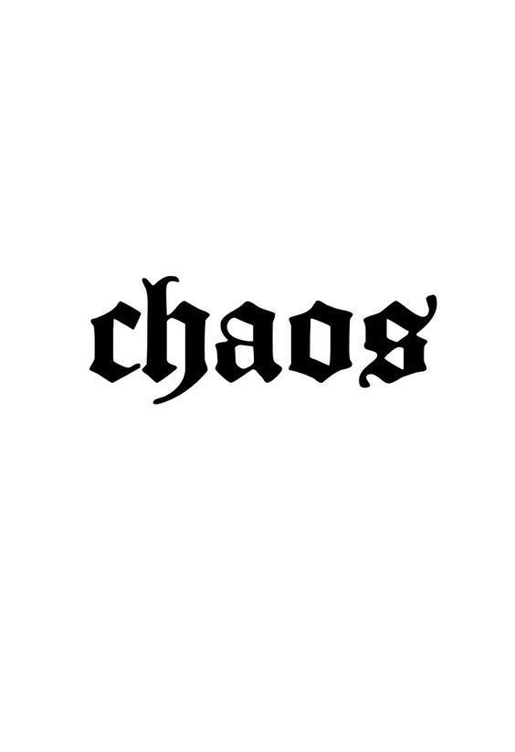 Chaos - inkbolt