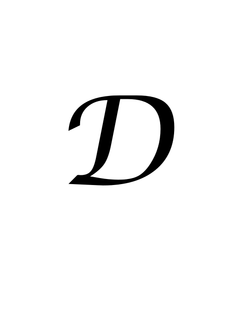 D Letter Tattoo