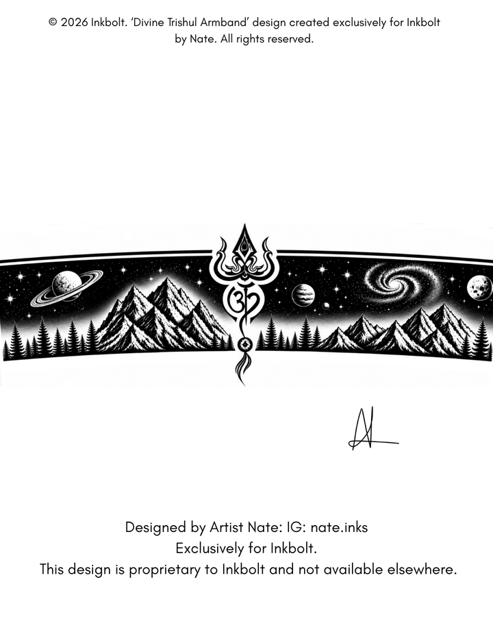 Divine Trishul Armband - inkbolt