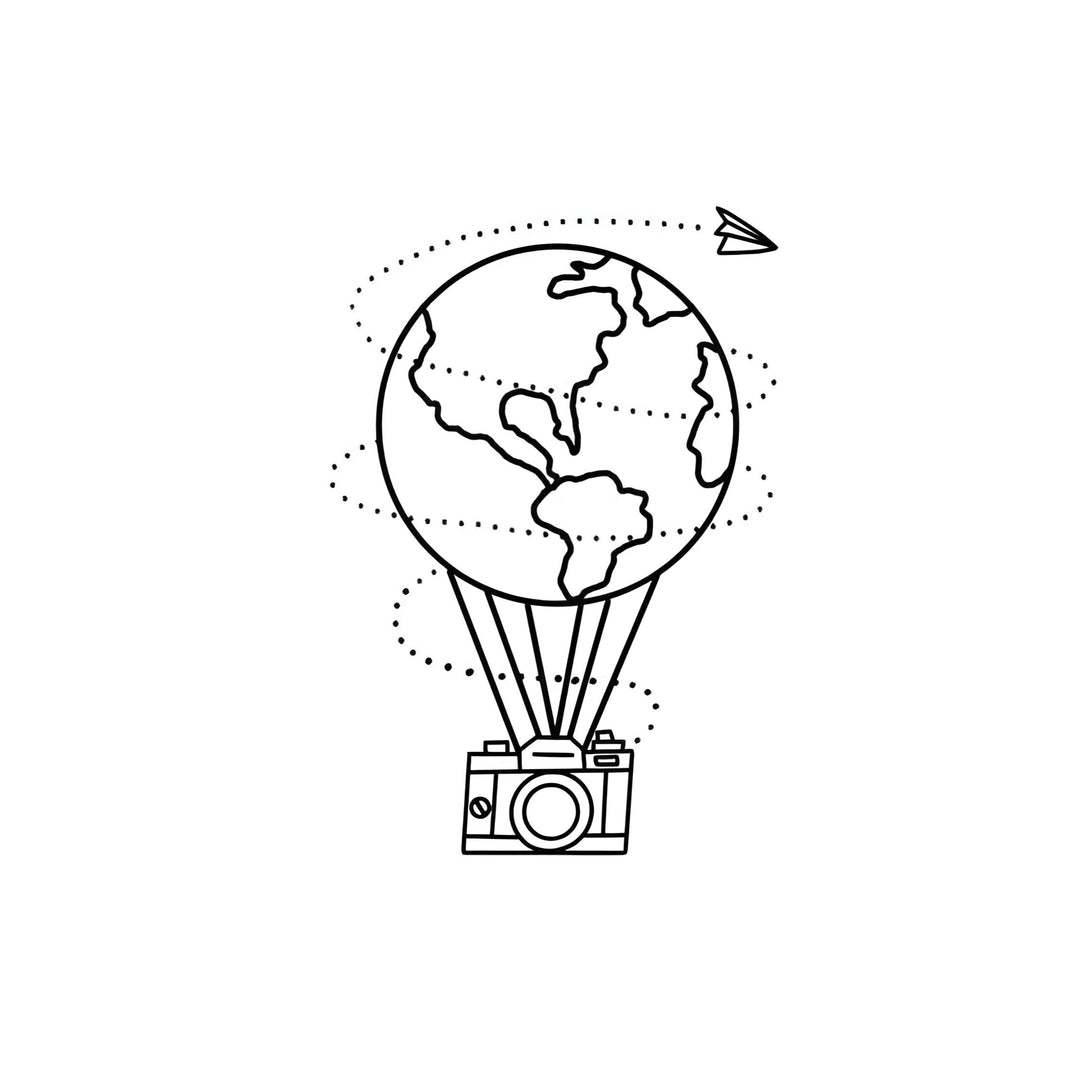 Globetrotter’s Camera Tattoo