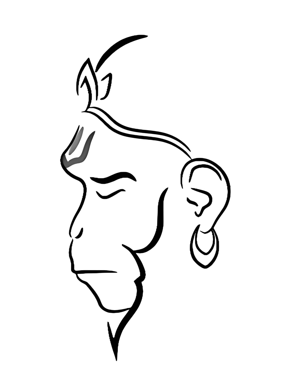 Lord Hanuman Tattoo