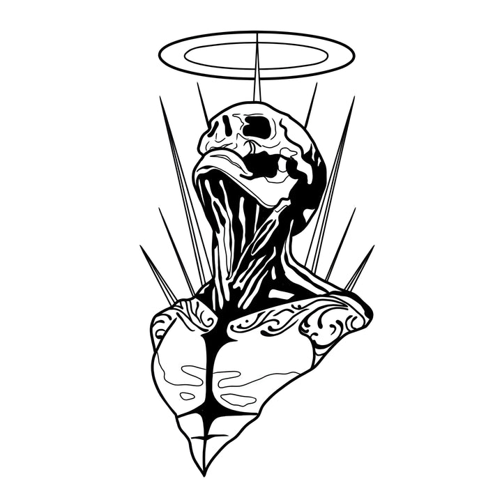 Skull with Halo