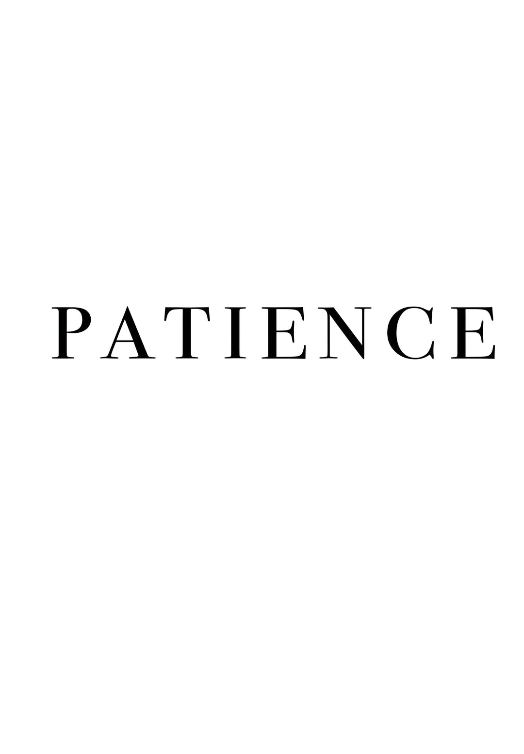 Patience Tattoo