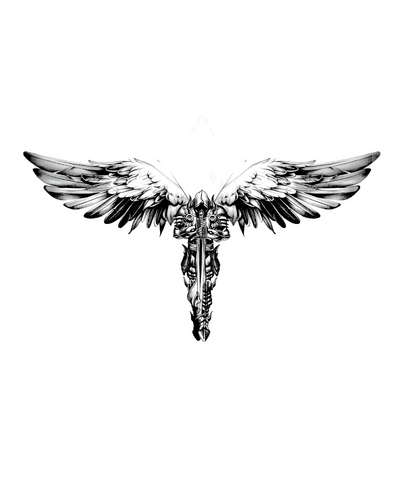 Assassin Creed Angel Tattoo