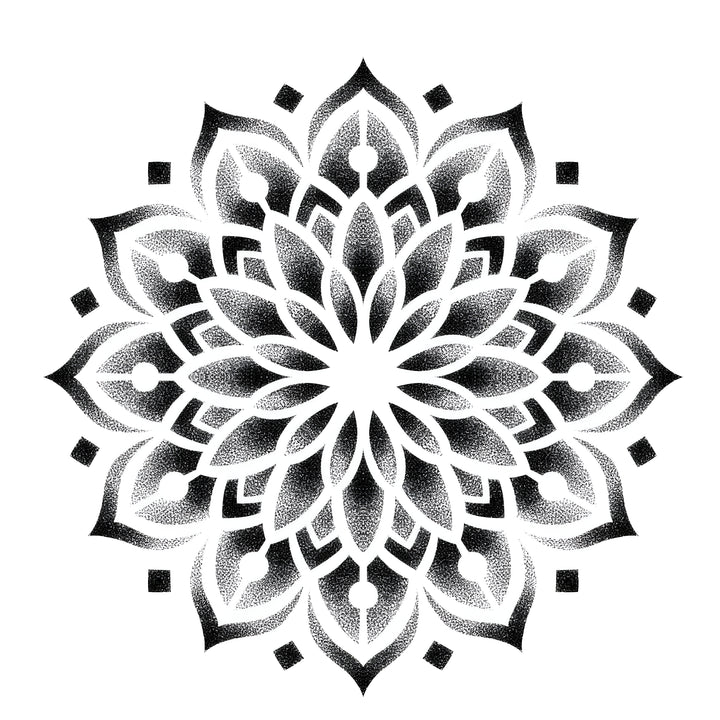 Dotted Mandala Tattoo