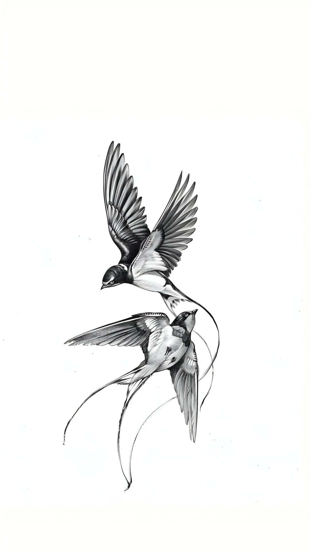 Soaring Swallows Tattoo