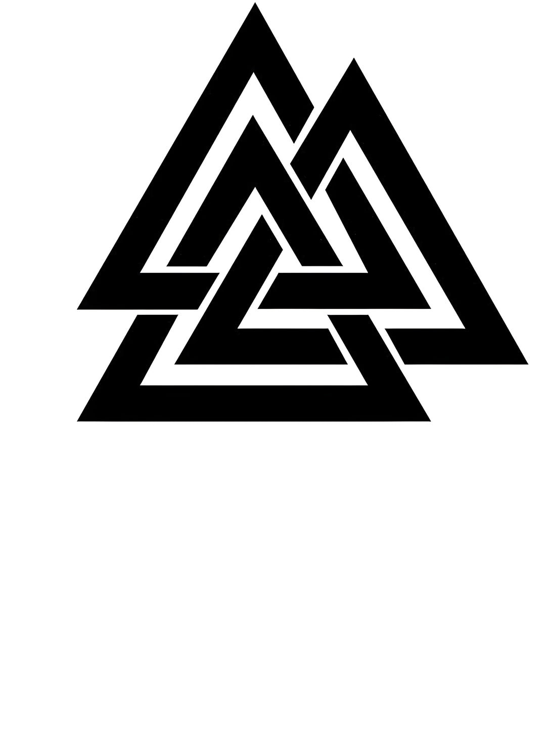 Triple Viking Knot Tattoo