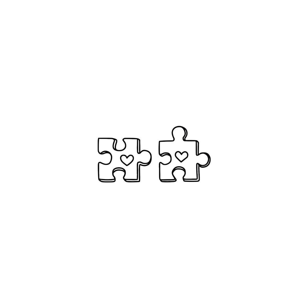Puzzle Heart Tattoo