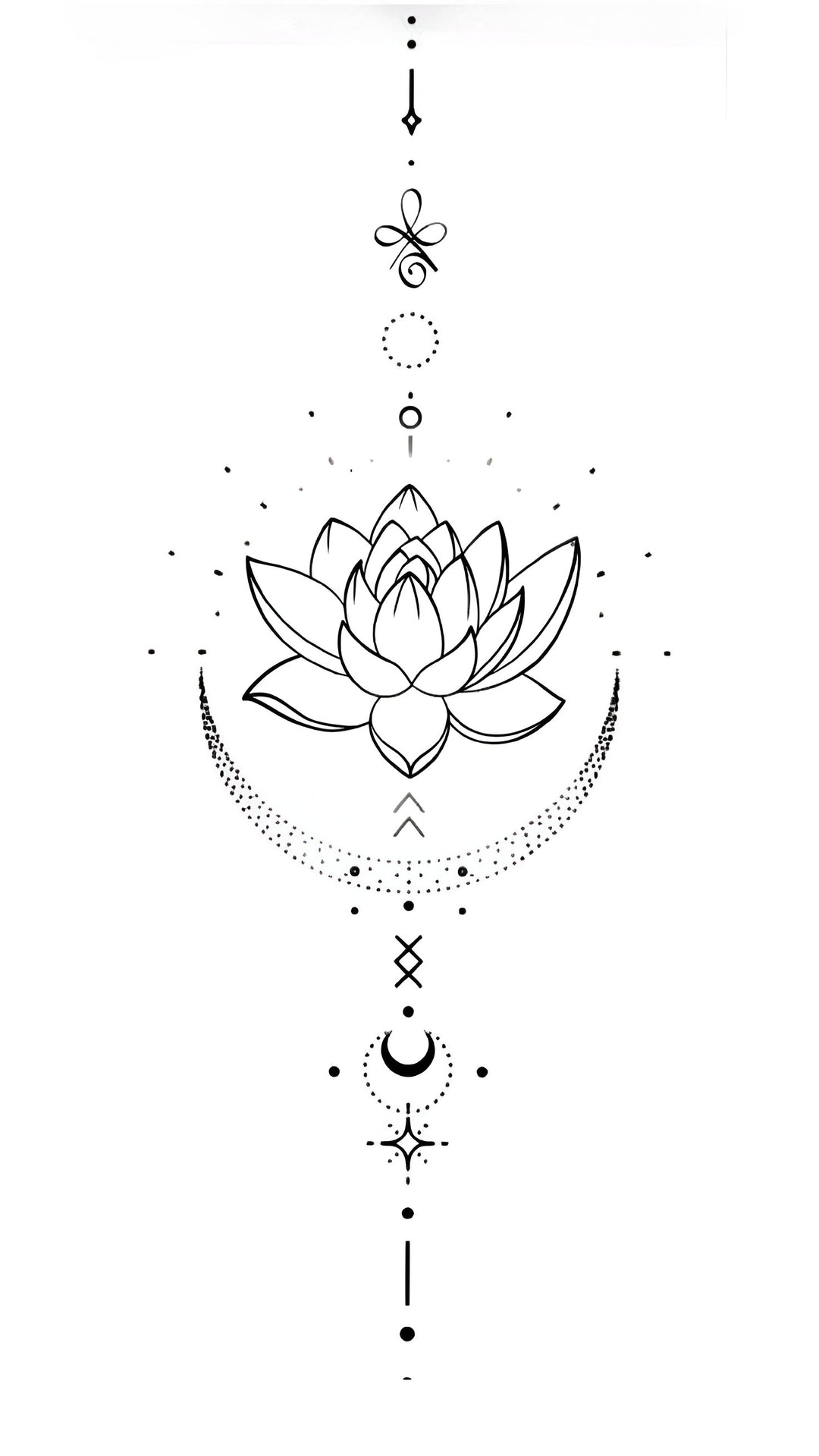 Lotus Sacred Bloom Tattoo