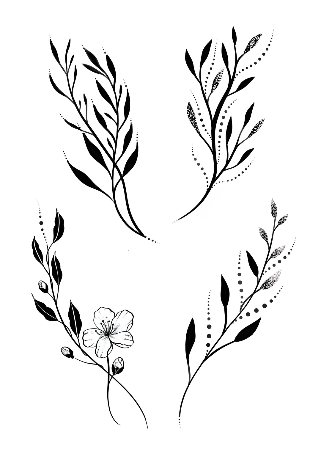 Leaves of Luck Tattoo