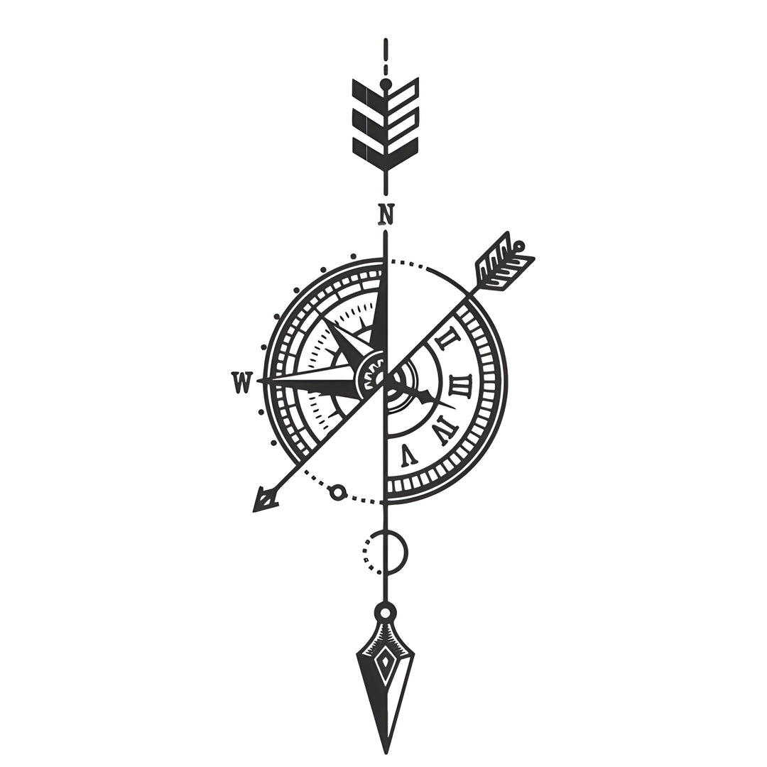 Compass Tattoo
