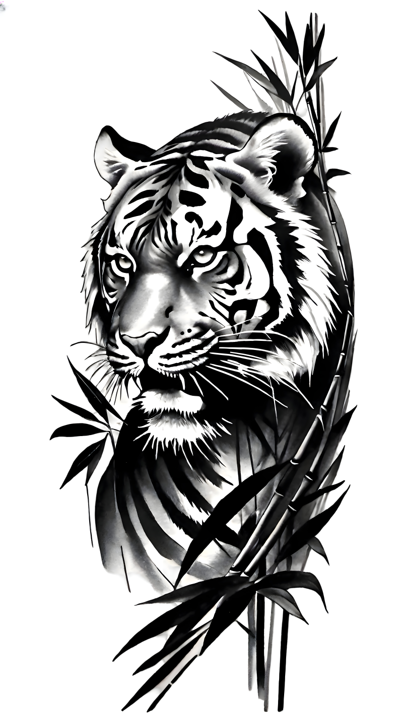 Tiger’s Zen Balance Tattoo