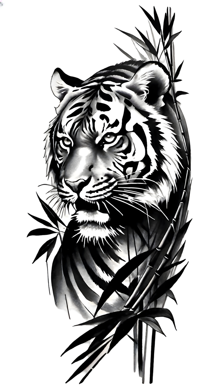 Tiger’s Zen Balance Tattoo