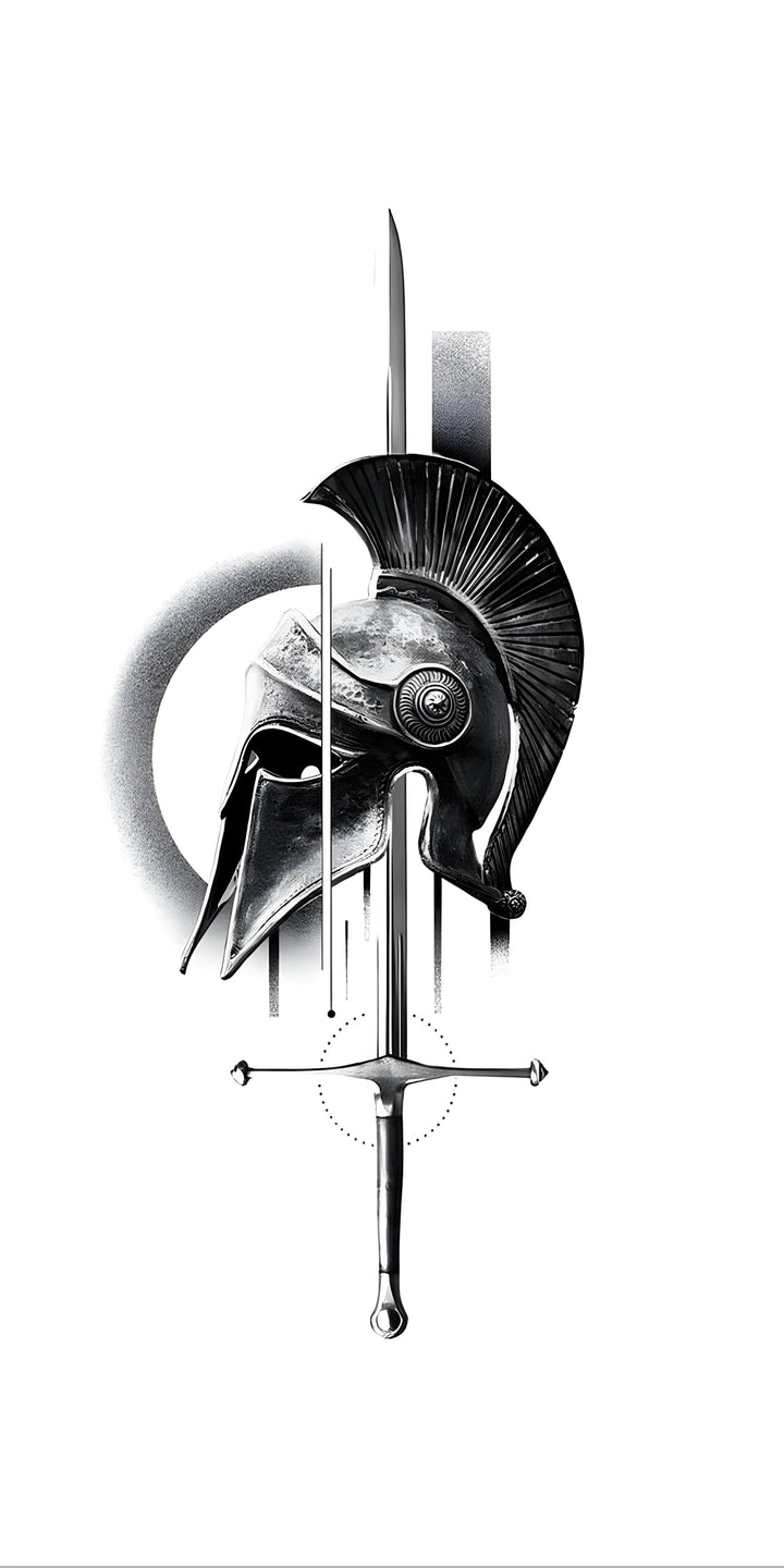 Spartan Fury Tattoo