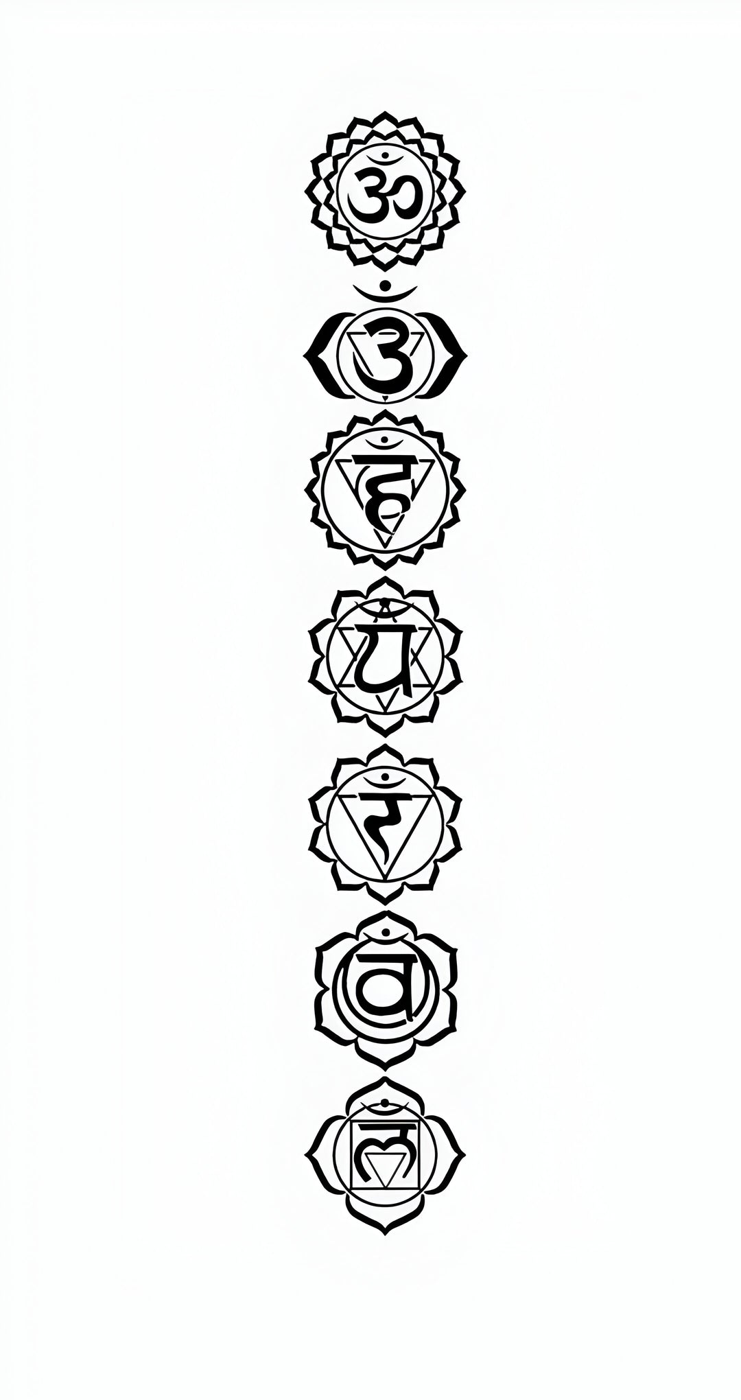 Spiritual Chakra Tattoo