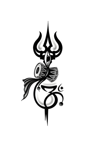 Lord Shiva's Damru Trishul