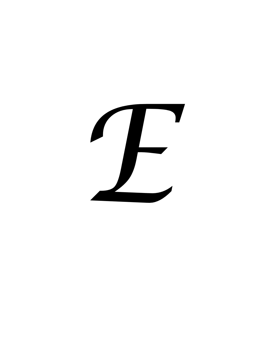 E Letter Tattoo - inkbolt