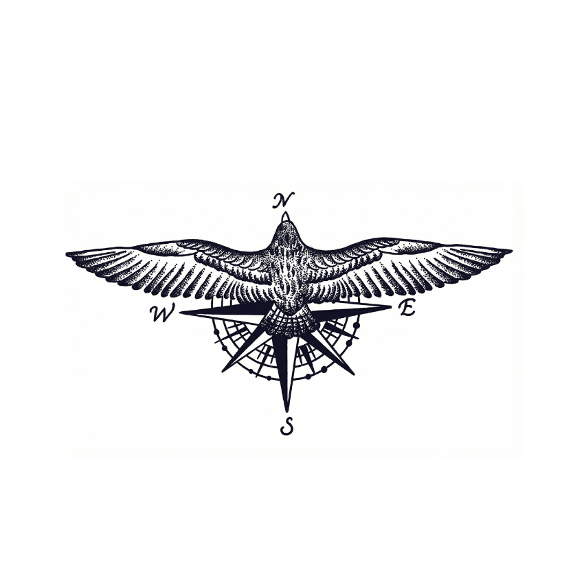 Eagle compass - inkbolt