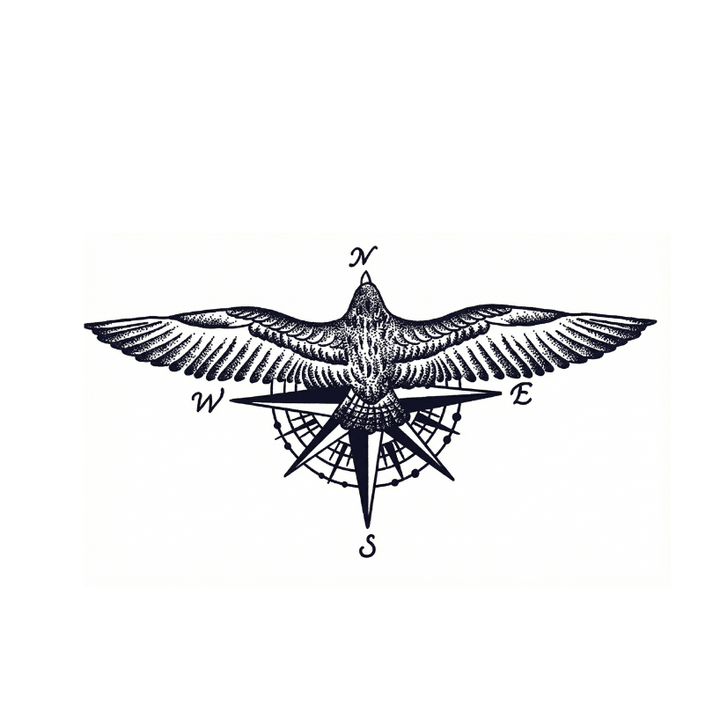 Eagle compass - inkbolt