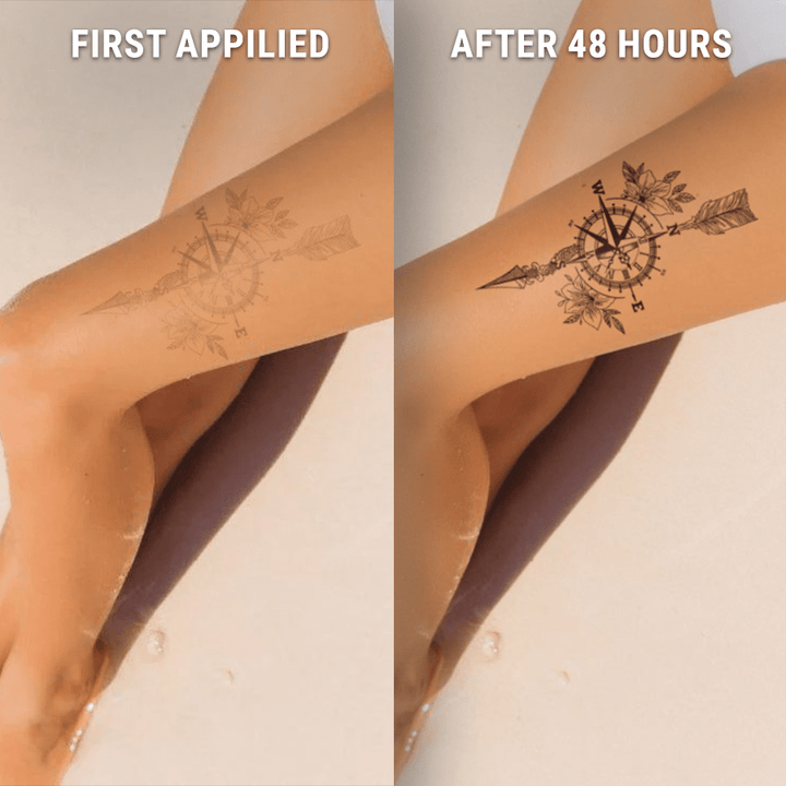 Floral Compass - inkbolt