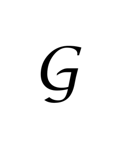 G Letter Tattoo