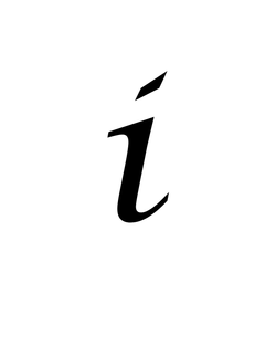 I Letter Tattoo