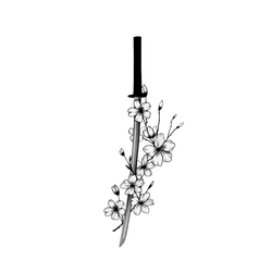 Katana with Cherry Blossoms