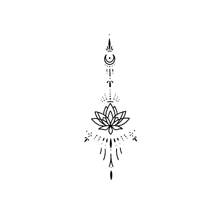 Lotus Crest - inkbolt