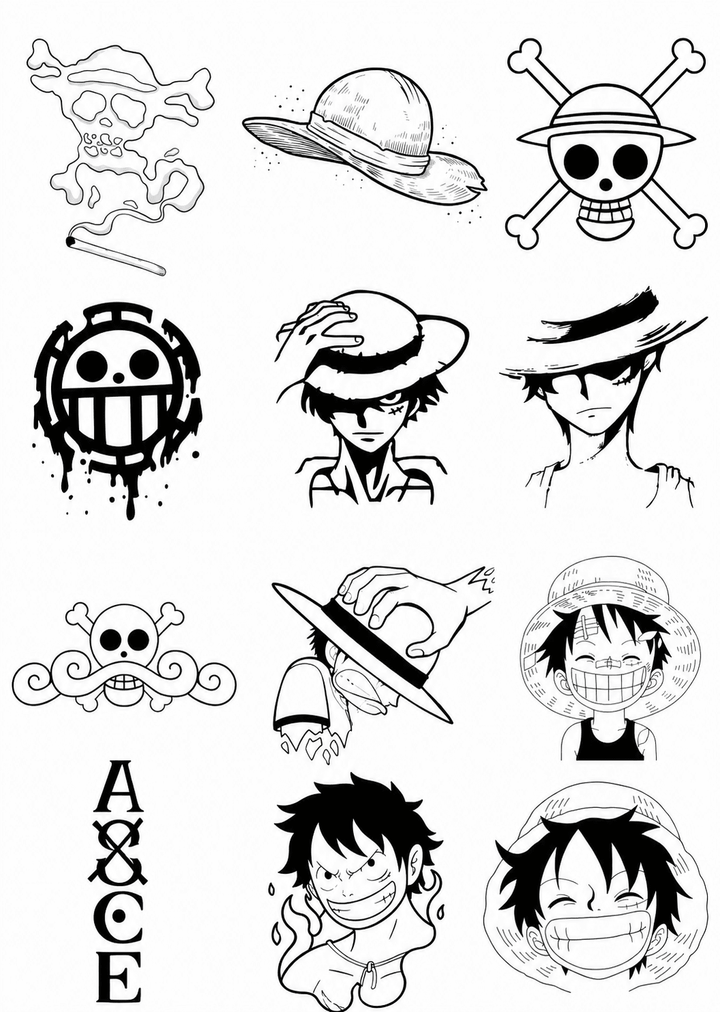 Luffy & Crew Pack - inkbolt