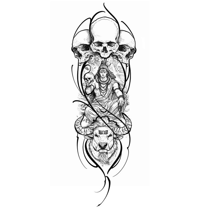 Mahakal Sleeve - inkbolt