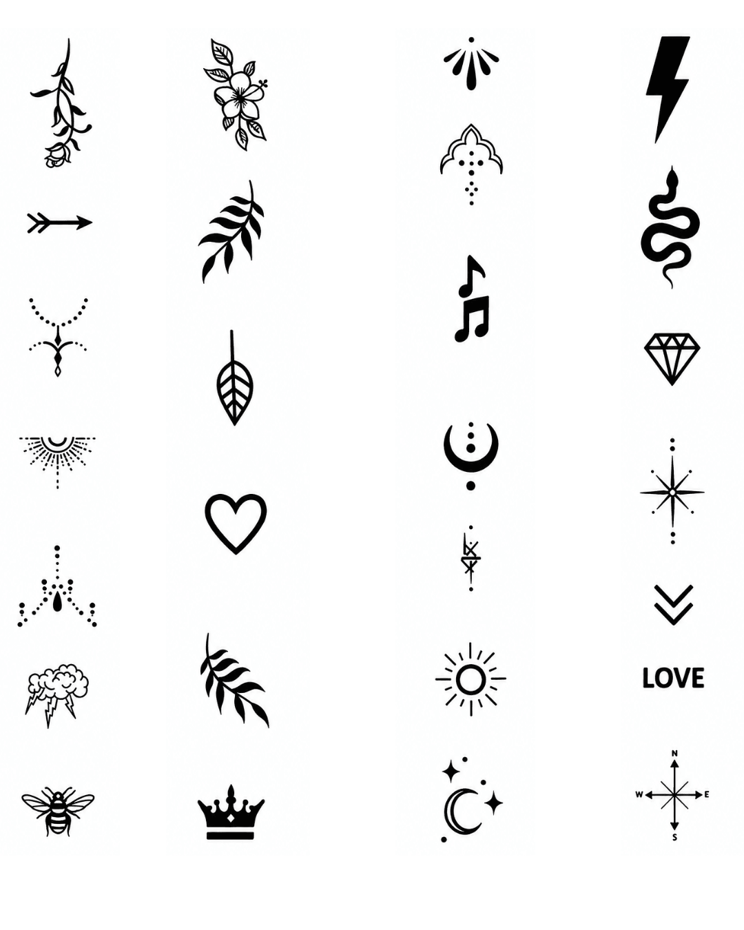 Minimal Tattoo Pack - inkbolt