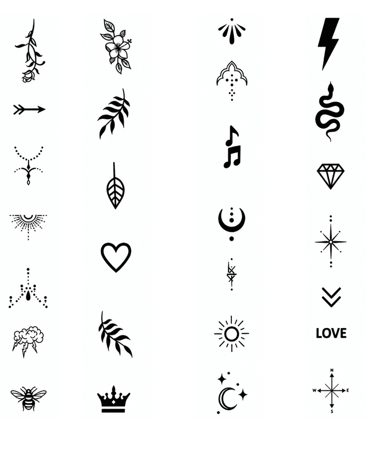 Minimal Tattoo Pack - inkbolt