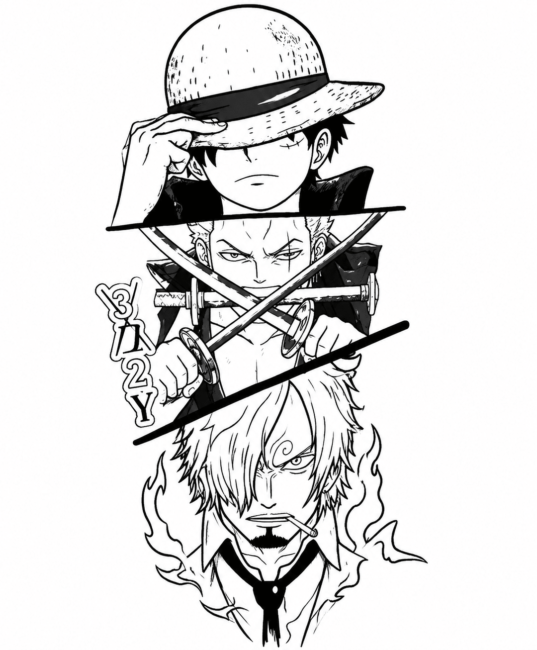 Monster Trio - inkbolt