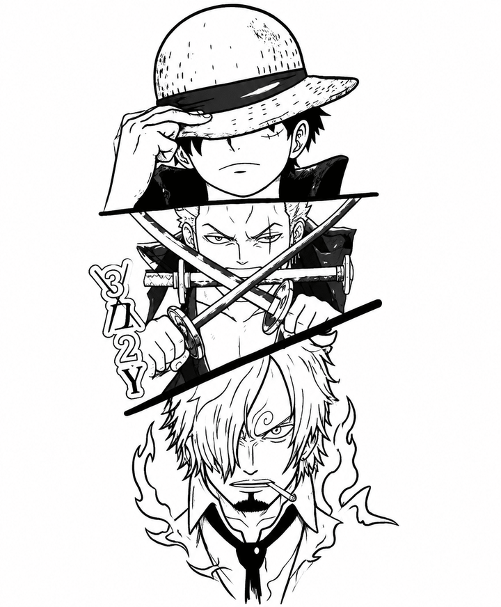 Monster Trio - inkbolt