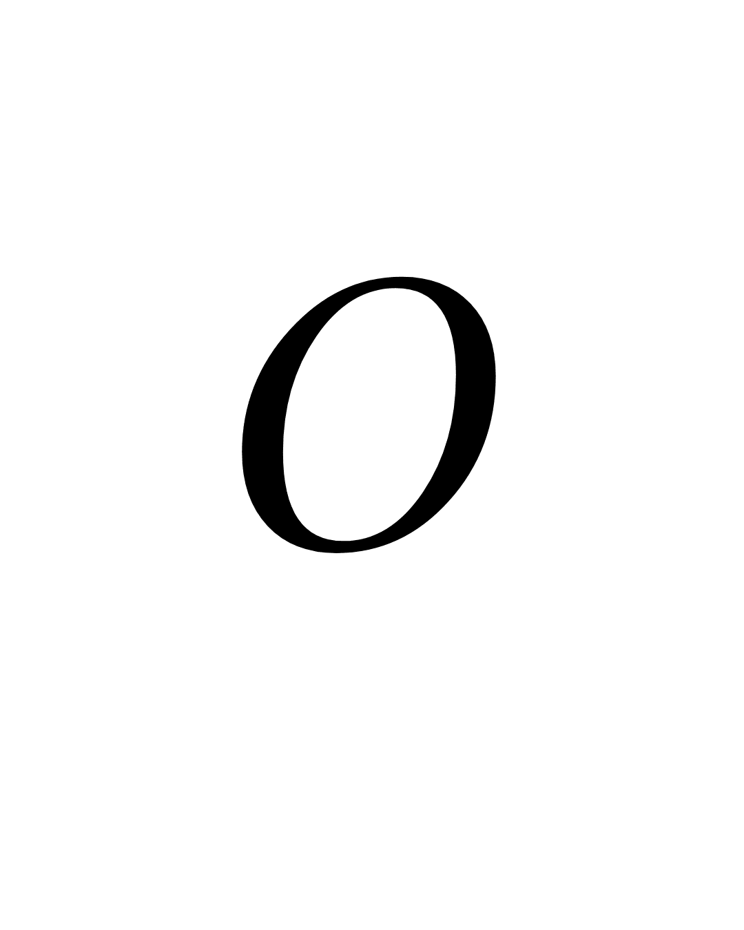 O Letter Tattoo - inkbolt
