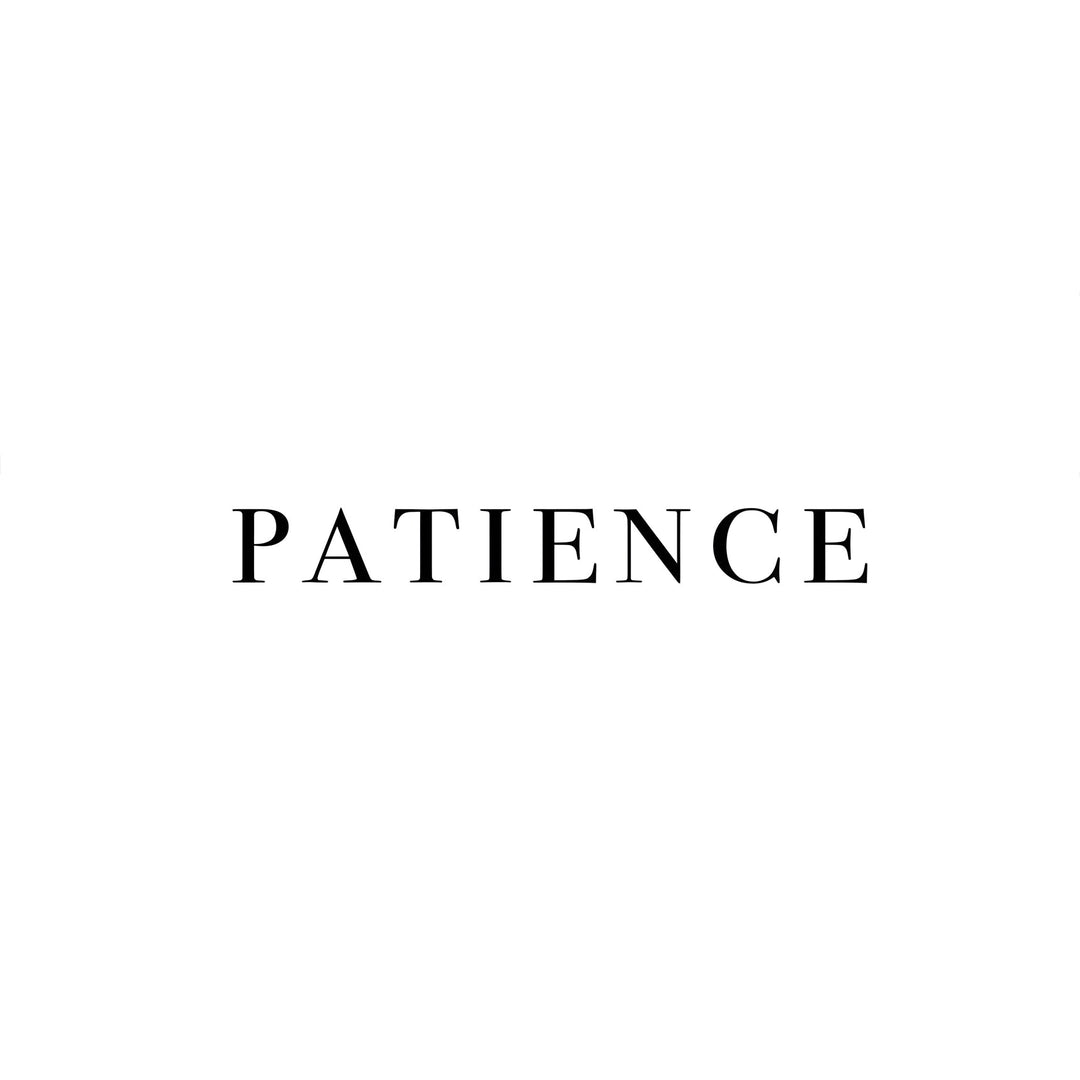 Patience - inkbolt