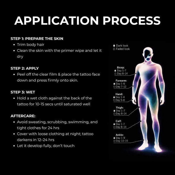 Tattoo Application Instructions