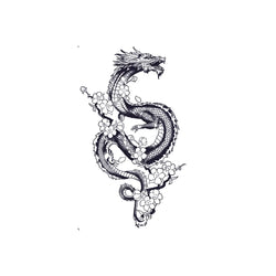 Dragon with Cherry Blossoms