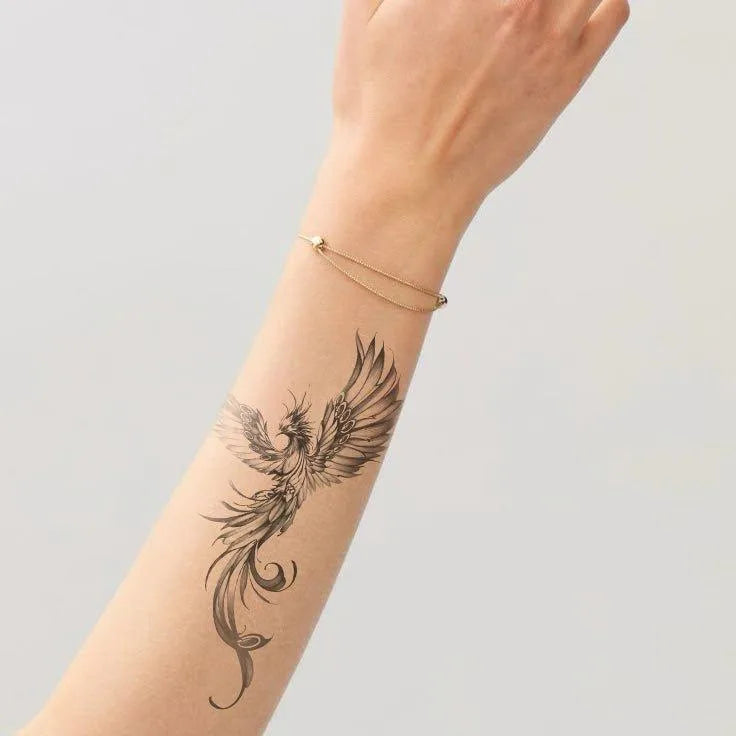 Phoenix Tattoo on Hand